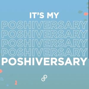 Poshiversary Celebration Graphic